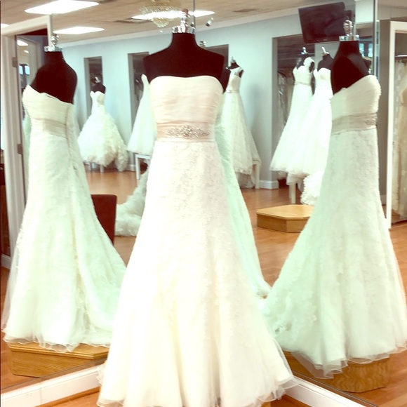Gorgeous lace wedding gown